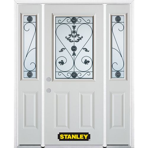 STANLEY Doors 68.5 inch x 82.375 inch Beaujolais 2Lite 2