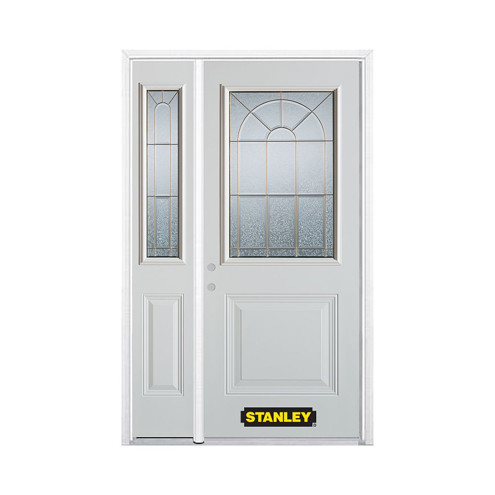 STANLEY Doors 50.25 inch x 82.375 inch Elisabeth Brass 1/2