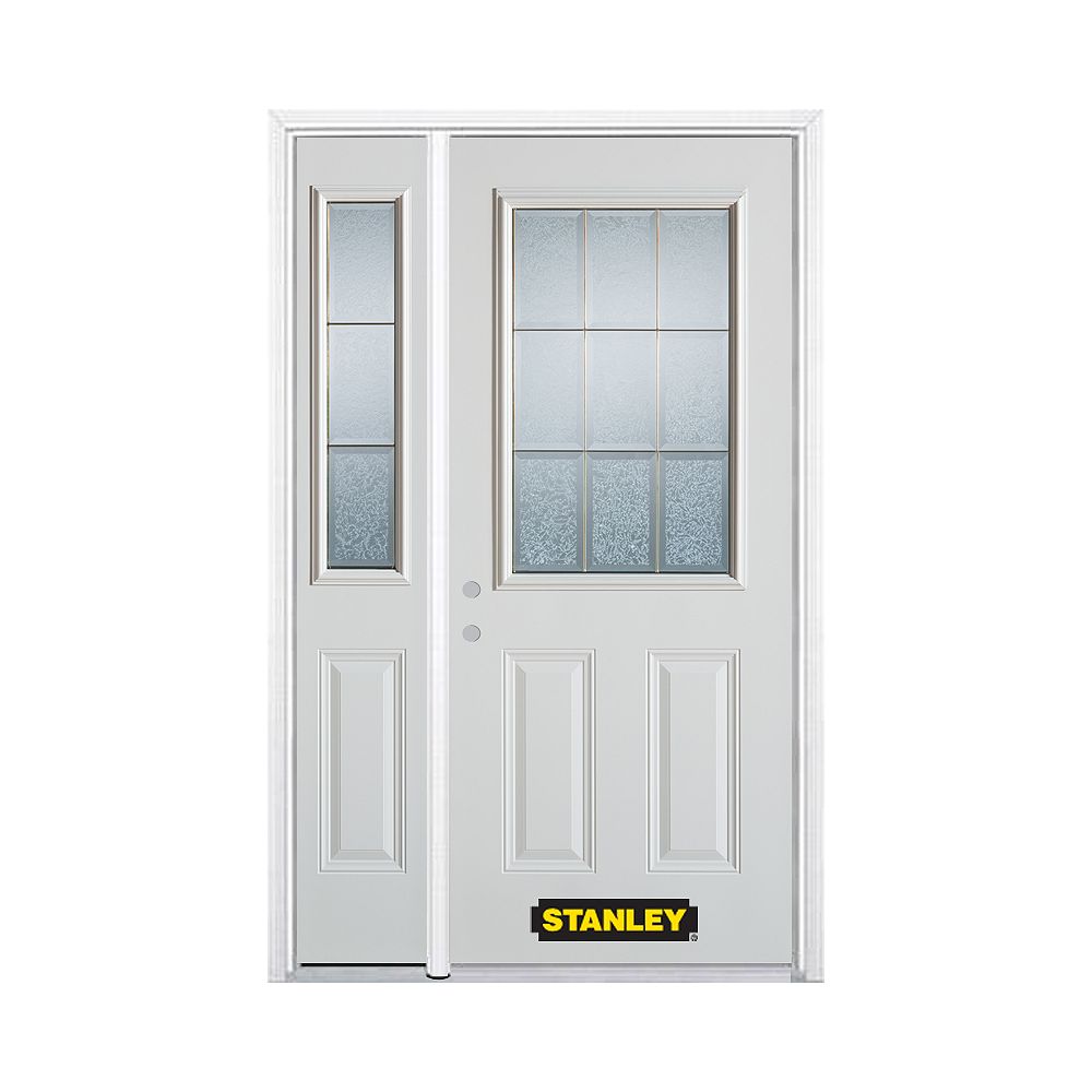 STANLEY Doors 50.25 inch x 82.375 inch Diana Brass 1/2