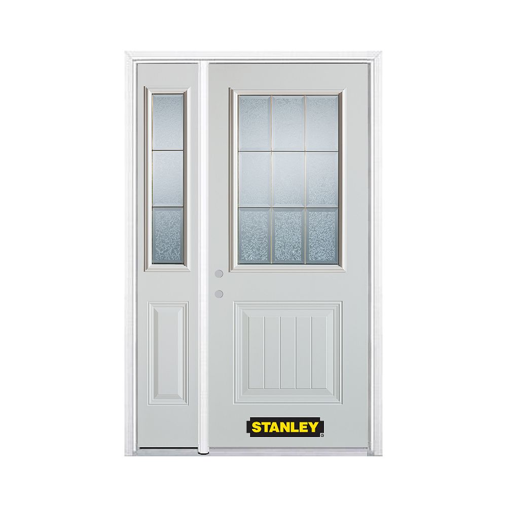 STANLEY Doors 52.75 inch x 82.375 inch Diana Brass 1/2