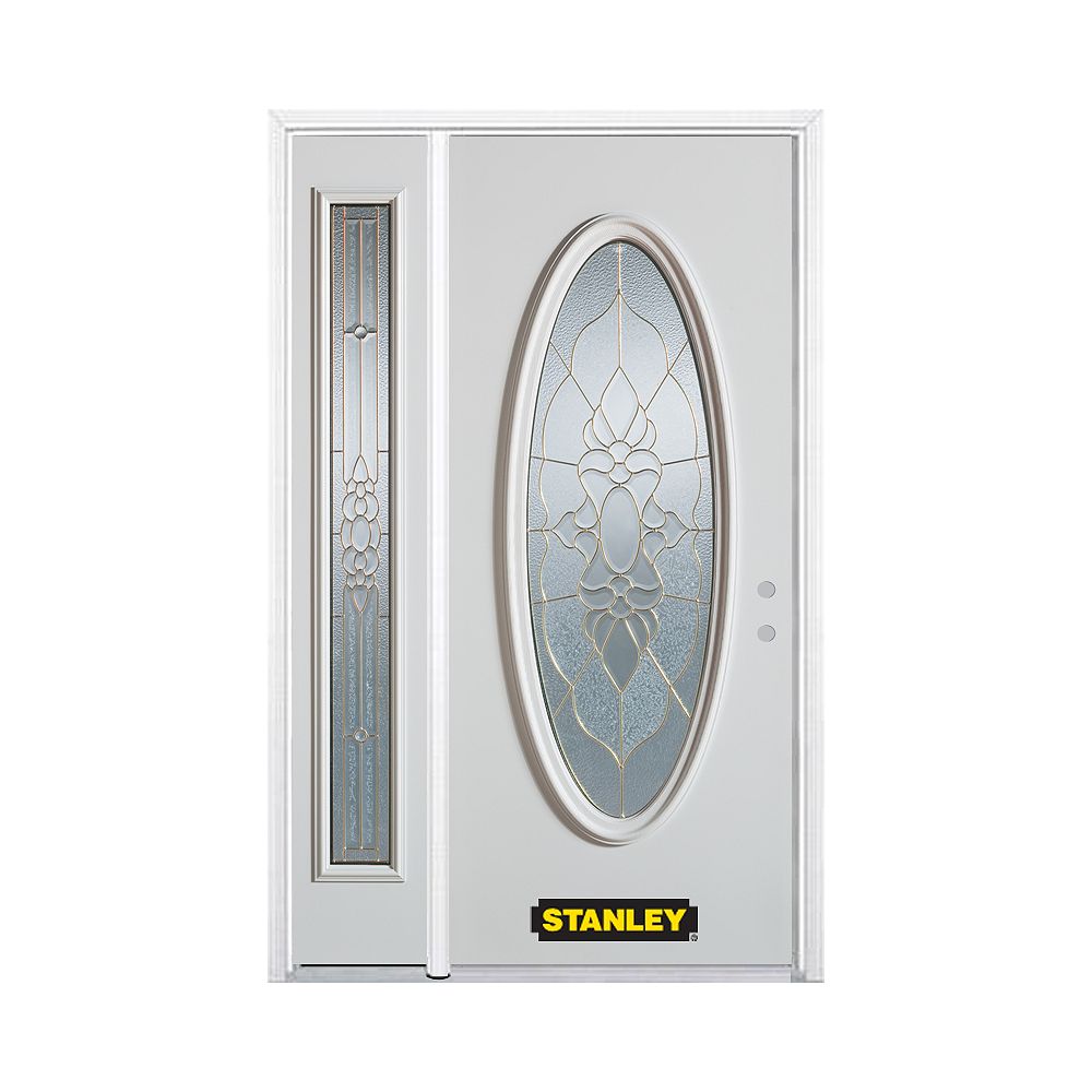 STANLEY Doors 52.75 inch x 82.375 inch Victoria Brass Full STANLEY Doors 52.75 inch x 82.375 inch Victoria Brass Full