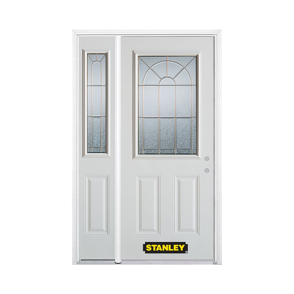 STANLEY Doors 48.25 inch x 82.375 inch Elisabeth Brass 1/2 STANLEY Doors 48.25 inch x 82.375 inch Elisabeth Brass 1/2