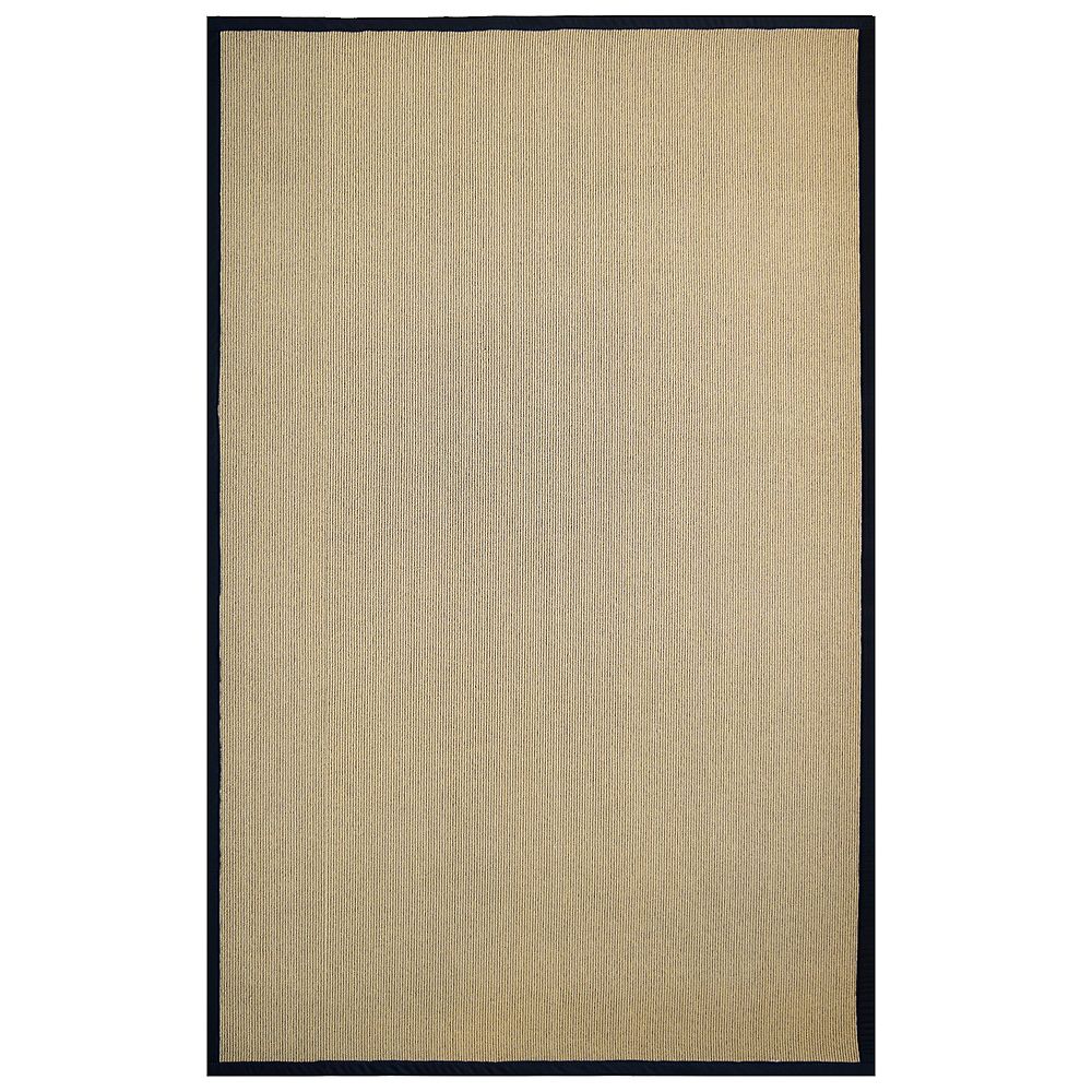 Lanart Rug Sisal Beige Tan 4 ft. x 6 ft. Indoor Contemporary Rectangular Area Rug The Home