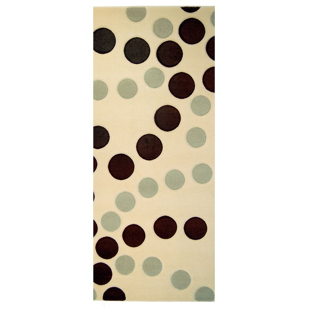 Lanart Rug Coolio OffWhite 2 ft. x 8 ft. Indoor Area Rug The Home