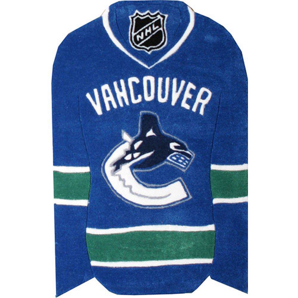 NHL Vancouver Canucks Blue 2 ft. x 3 ft. Irregular Area Rug The Home