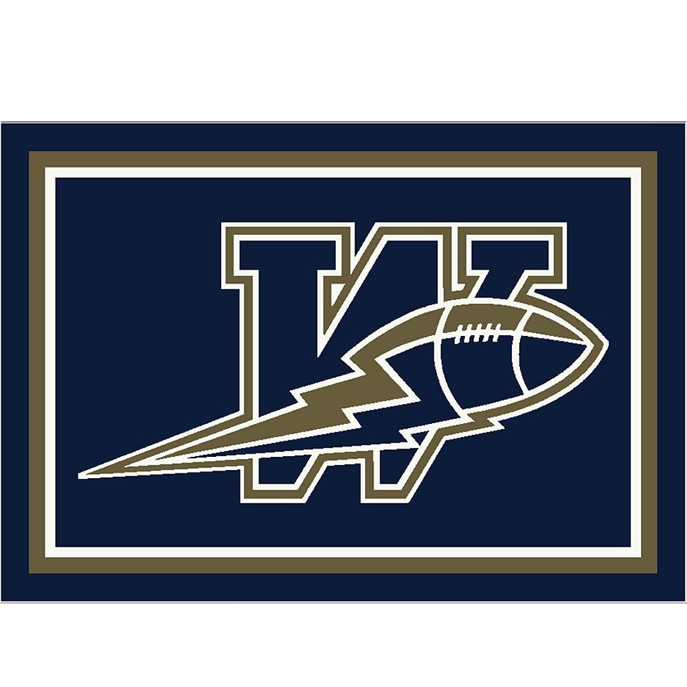 CFL Winnipeg Blue Bombers Blue 5 ft. 4inch x 7 ft. 8inch Rectangular