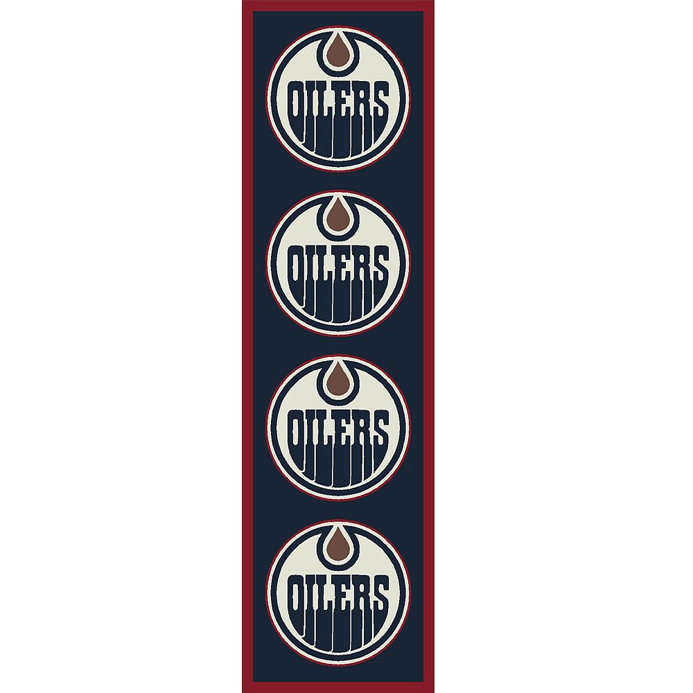 NHL Edmonton Oilers Blue 2 ft. 1-inch x 7 ft. 8-inch Runner | The Home ...