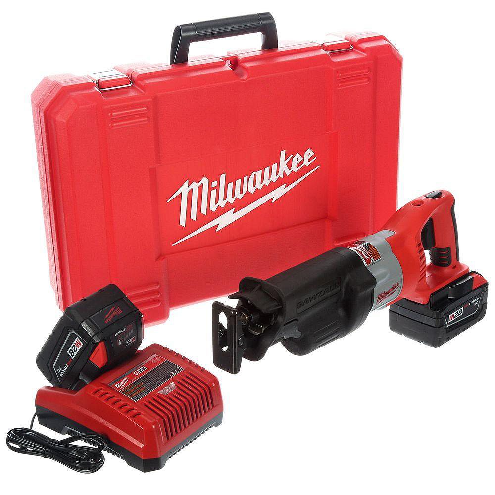 Milwaukee Tool M28 28V SAWZALL Recip Saw Kit | The Home Depot Canada