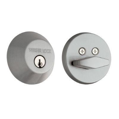 Weiser Hancock serrure dentrée à clé bouton Laiton Luisant | Home Depot
