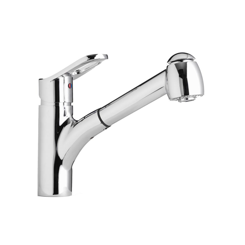 Blanco Single Lever Pull Out Kitchen Faucet Stainless Steel The   P 1000697828 