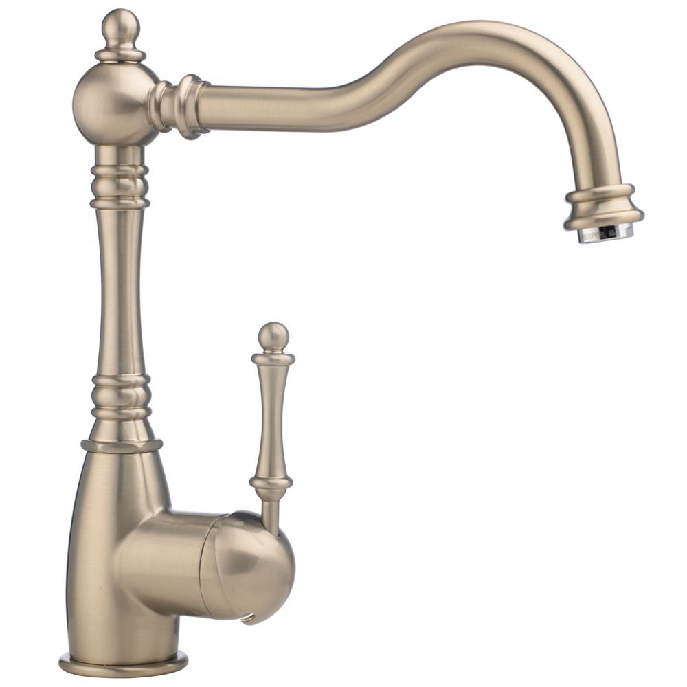 Blanco Traditional Single Lever Solid Spout Kitchen Faucet Polished   P 1000697849 