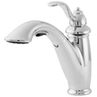 Pfister Marielle Traditional Pull Out Kitchen Faucet Polished Chrome   P 1000698076 