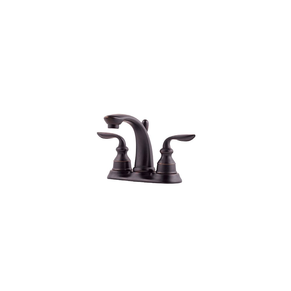 Pfister Avalon 4 Inch Centreset 2 Handle Bathroom Faucet In Tuscan Bronze Finish The Home 5170