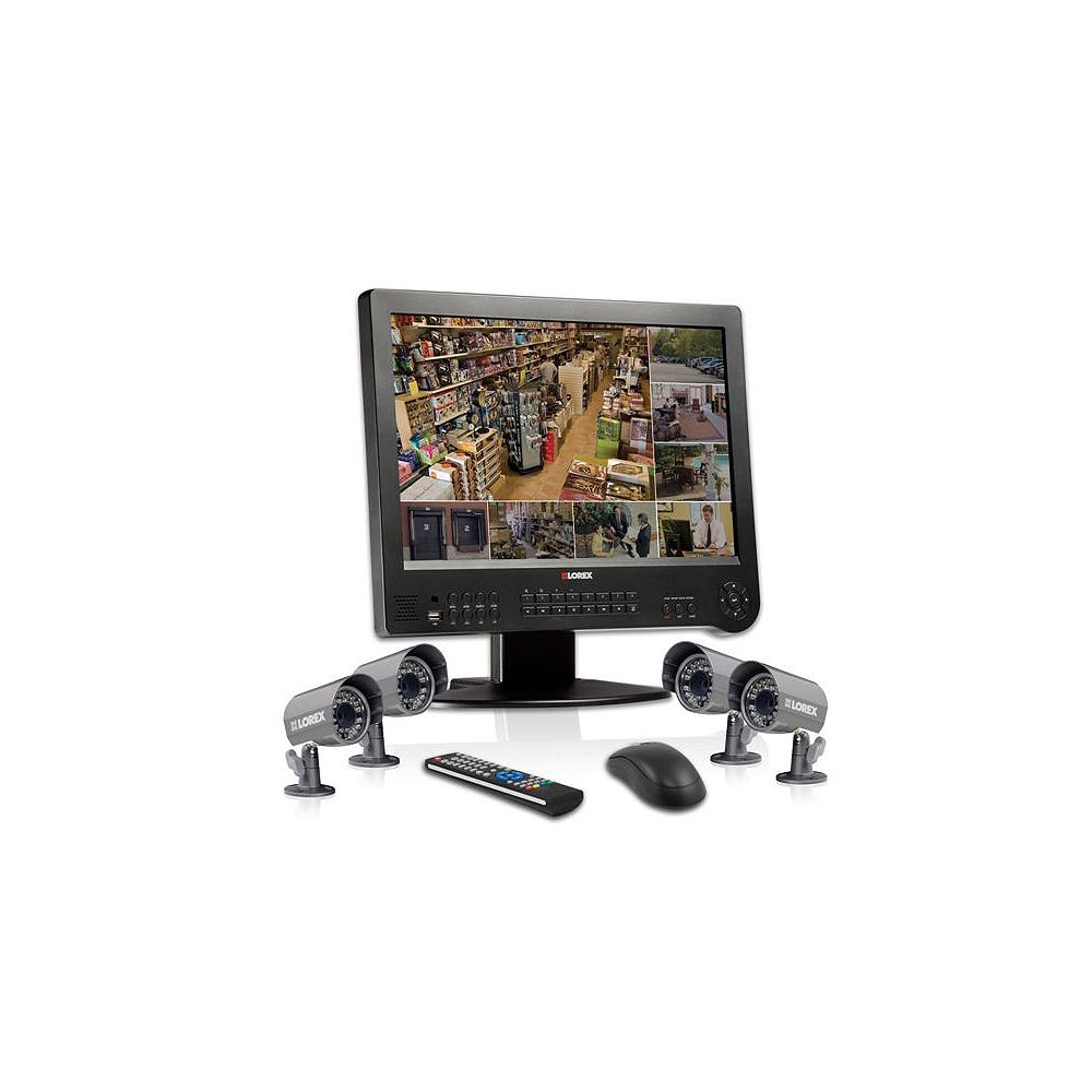 LOREX AllInOne Professional Digital 19 In. LCD Security System Built