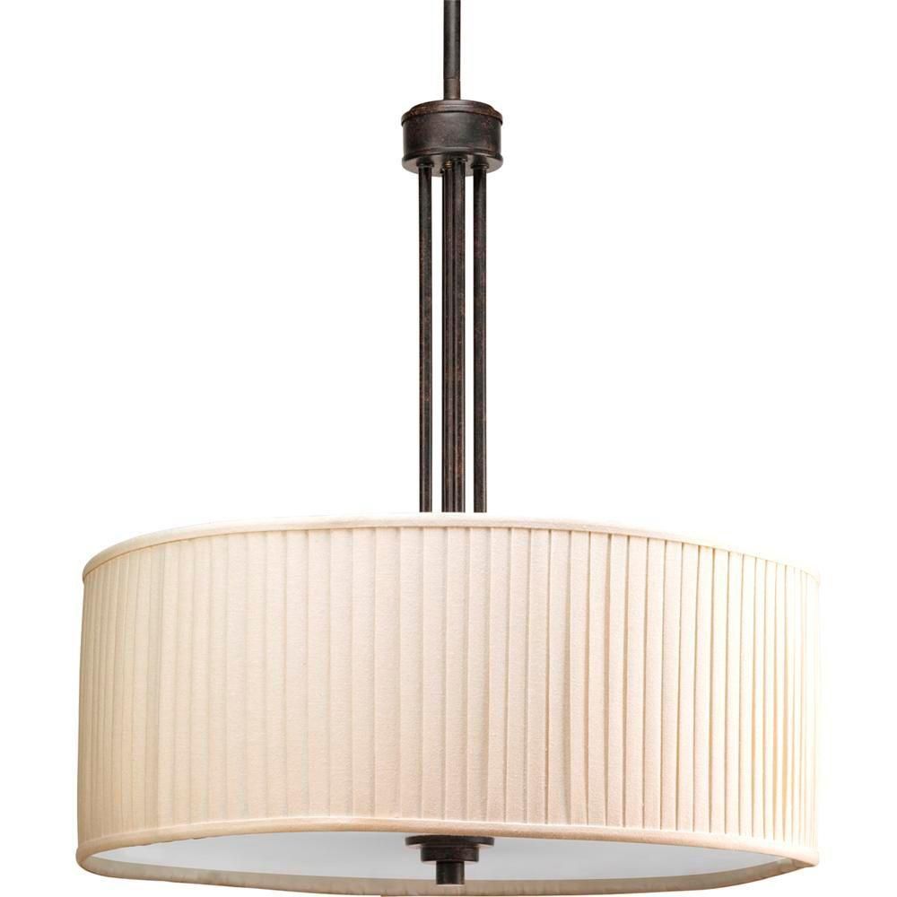 Progress Lighting Clayton Collection Espresso 3light Foyer Pendant