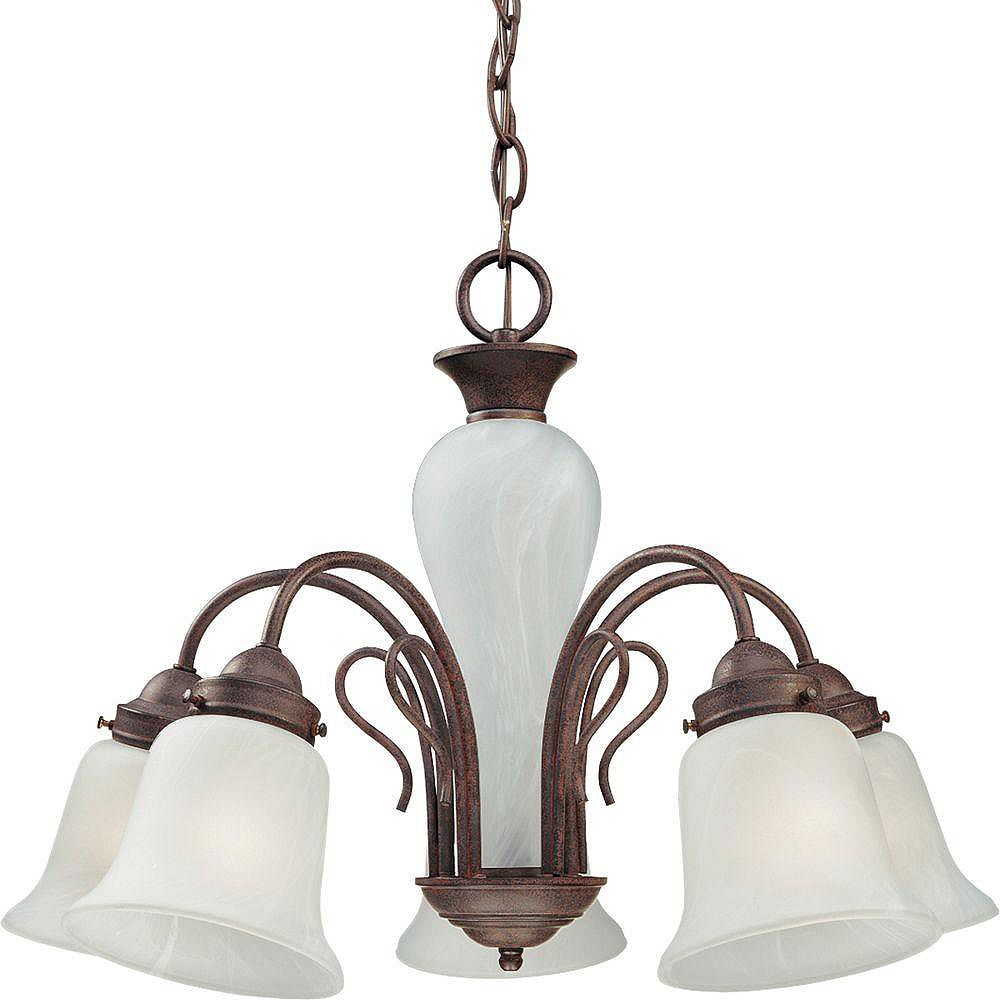 Progress Lighting Bedford Collection Cobblestone 5light Chandelier