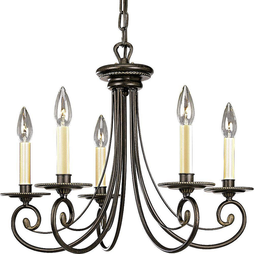 Progress Lighting Bradford Collection Bronze 5light Chandelier