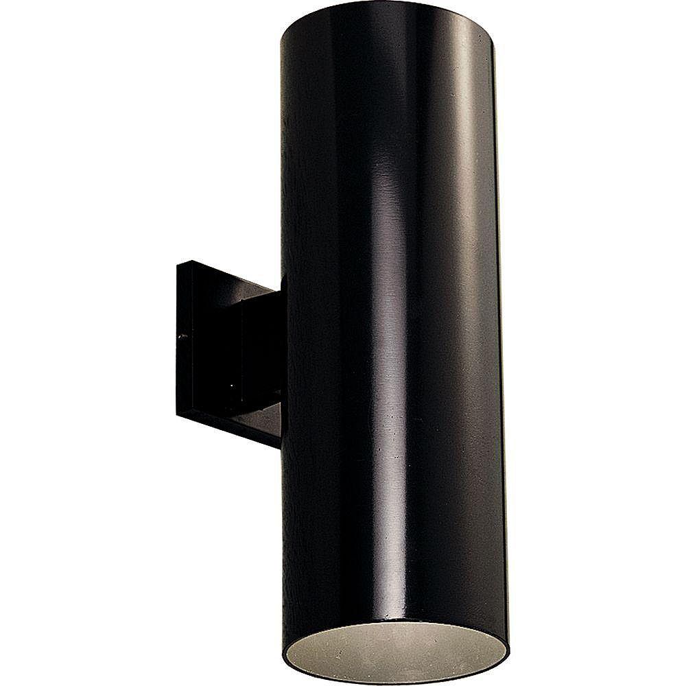 progress lighting black 2 light wall lantern