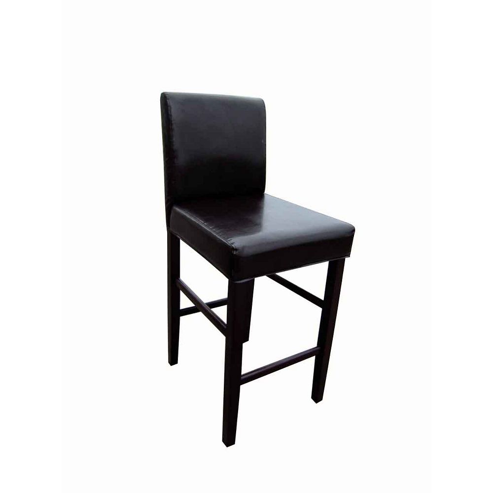 Jr Home Collection Parson Bar Stool, Parson Leather Bar Stools