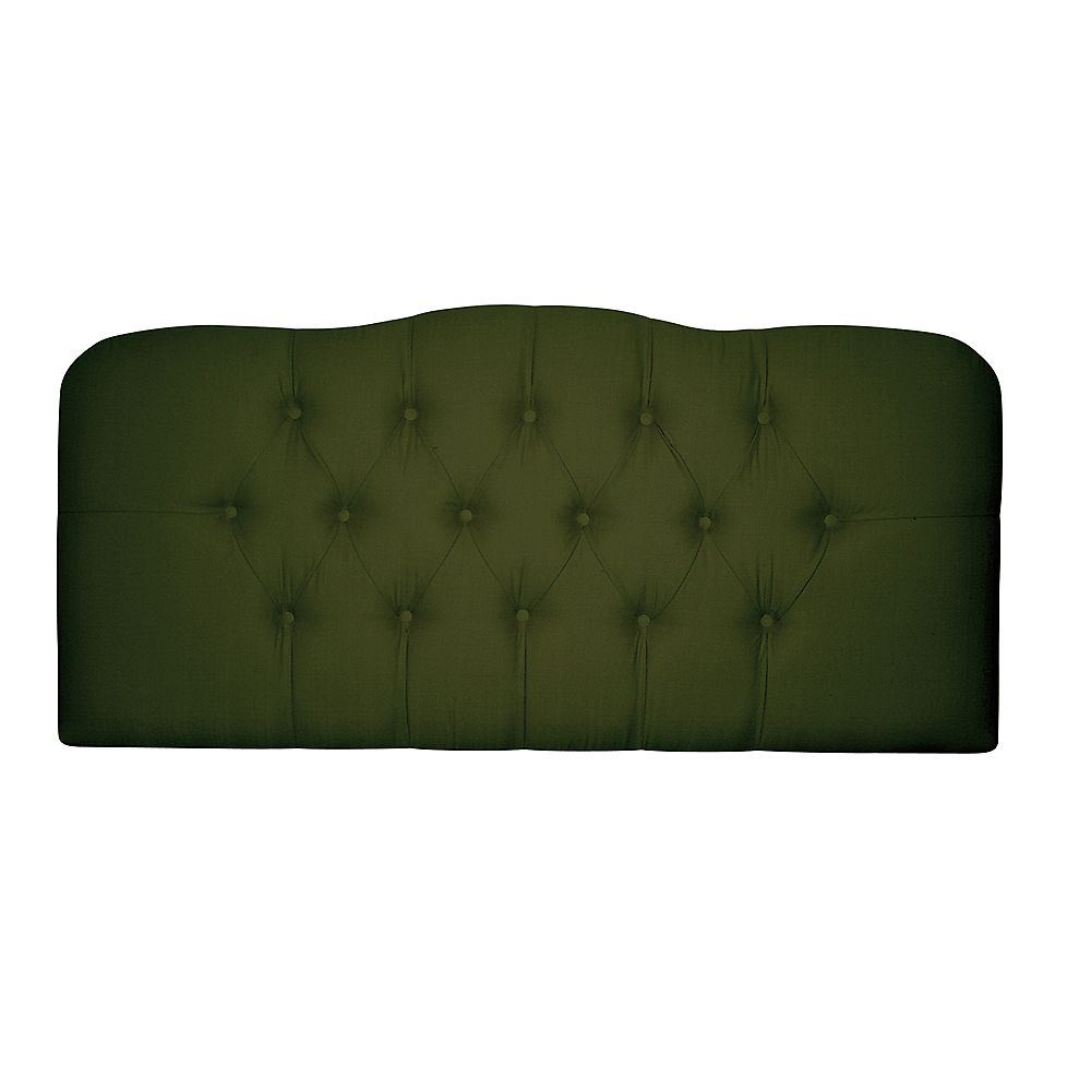 Skyline Furniture Tufted Full Headboard In Shantung Olive The Home Depot Canada