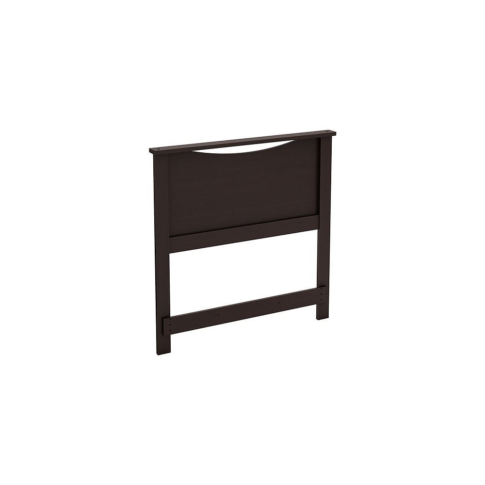 South Shore Majestic Full/Queen Headboard Pure Black The Home Depot Canada