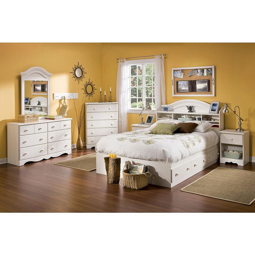 Double Storage Bed - Vanilla Double Storage Bed - Vanilla