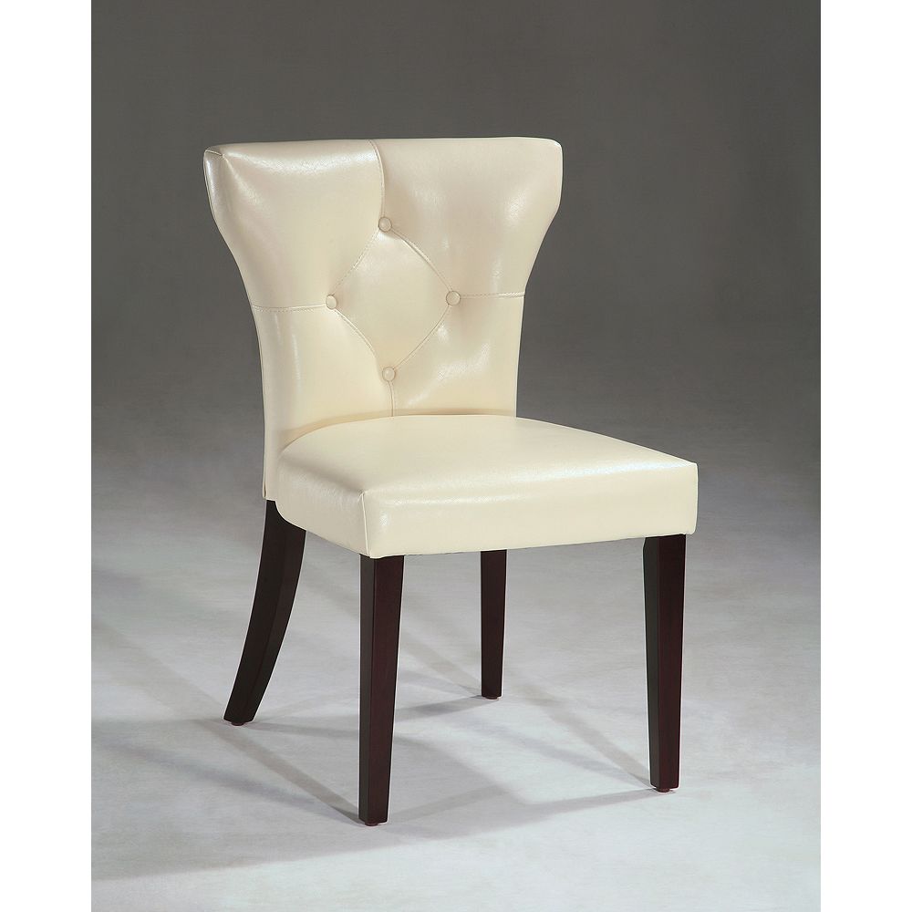 Worldwide Homefurnishings Inc. Dublin Dining Chair Ivory (Set of 2