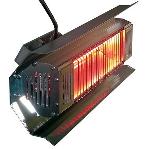 304-High Grade Wall-Mount Infrared Heater in Stainless Steel