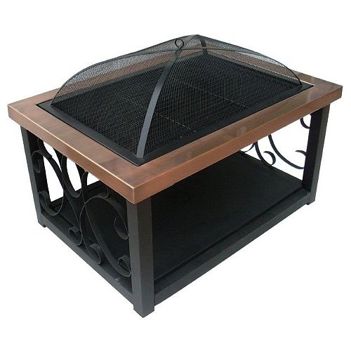 Paramount Accent Outdoor Coffee Table, Sunmaster Fire Pit