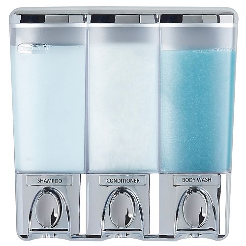 CLEAR CHOICE Soap and Shower Dispenser 3 Chrome