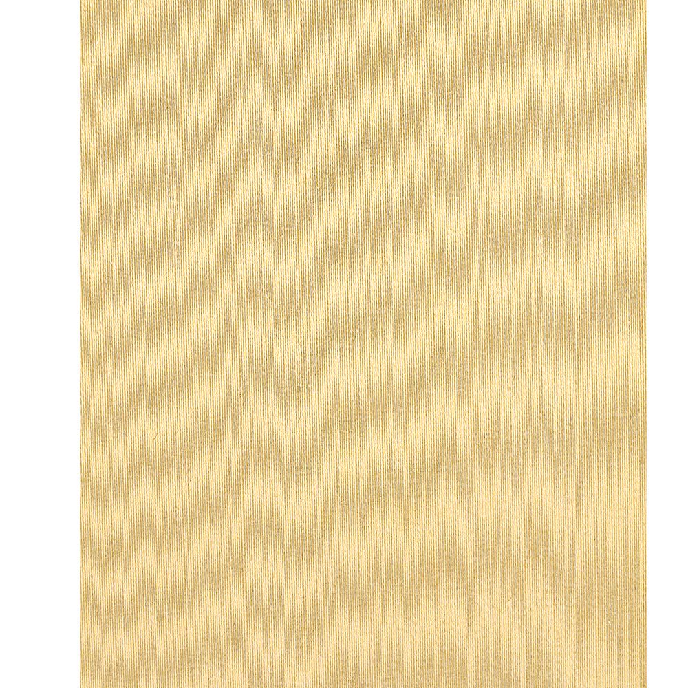 The Wallpaper Company 36 In. W Buttercream Woven Strie Wallpaper The