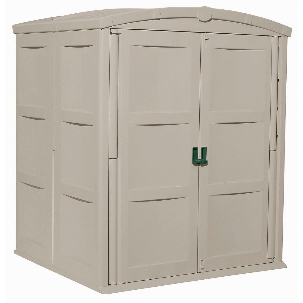 suncast large garden shed - 5.5 ft. x 5.5 ft. the home