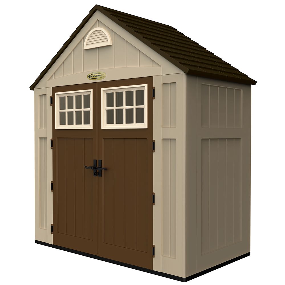 Suncast 7 ft. x 3 ft. Blow Molded Storage Shed | The Home Depot Canada