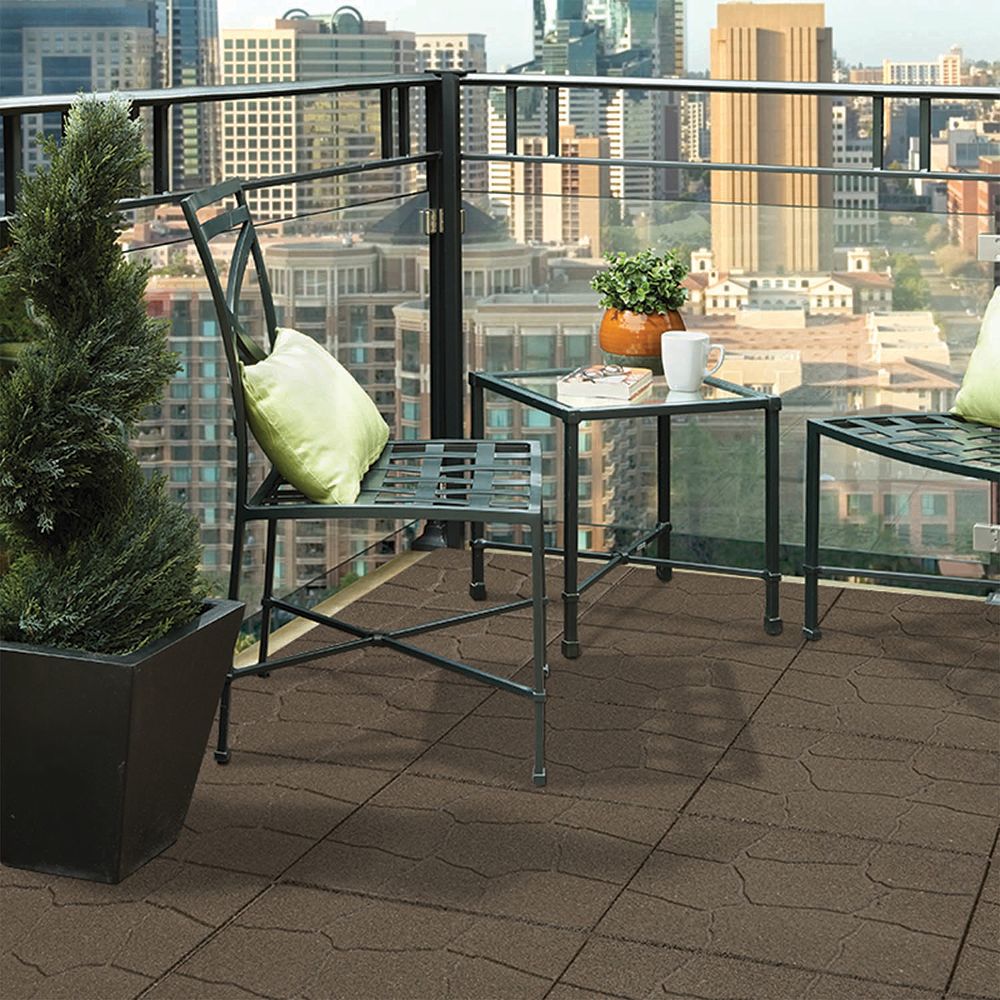 Envirotile Flagstone , Earth 18 Inch X 18 Inch The Home Depot Canada