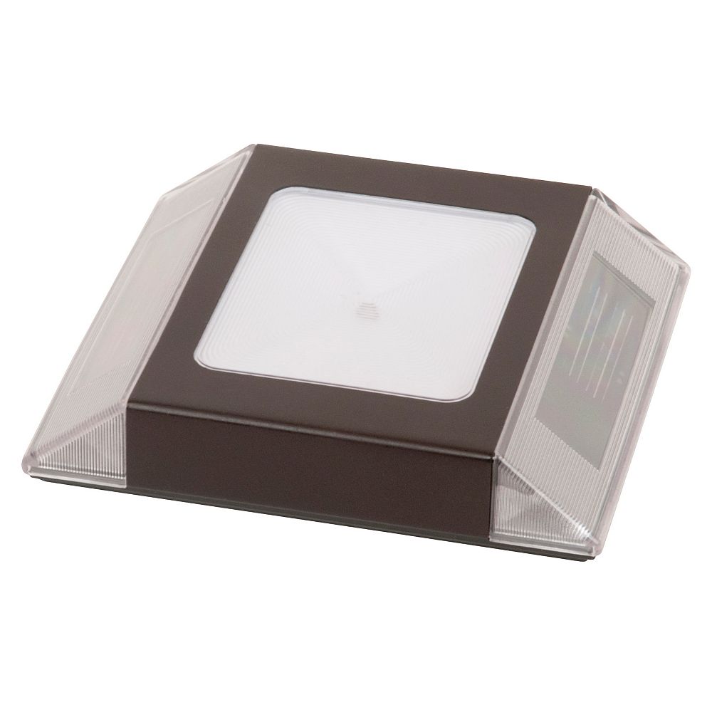Fusion Solar Deck Light, Bronze Finish (4Pack) The Home Depot Canada