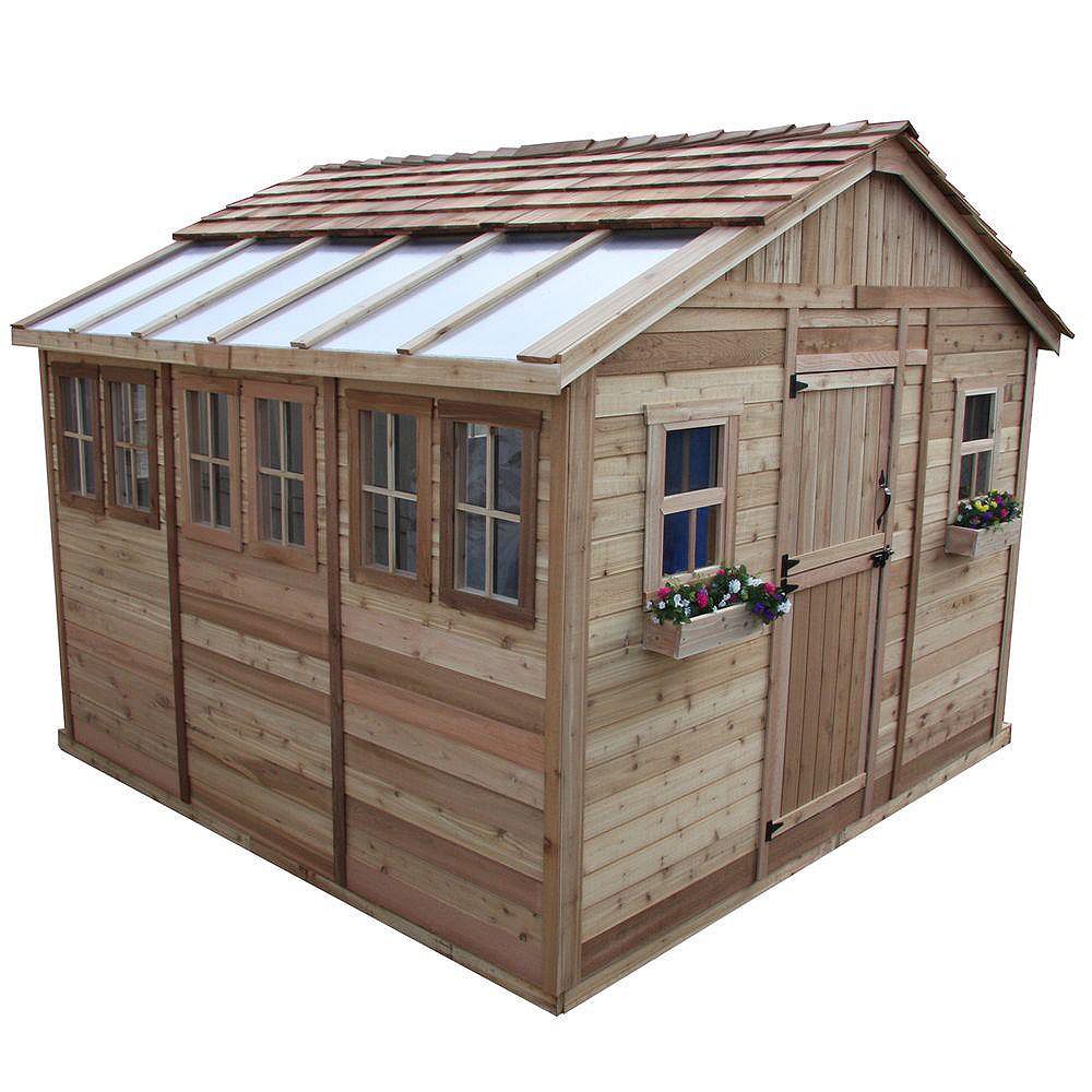 Outdoor Living Today 12 Ft X 12 Ft Sunshed Garden Shed The Home