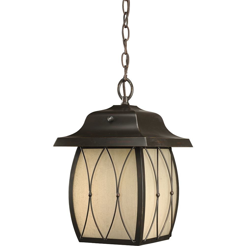 Progress Lighting Montreux Antique Bronze Outdoor Hanging Lantern with