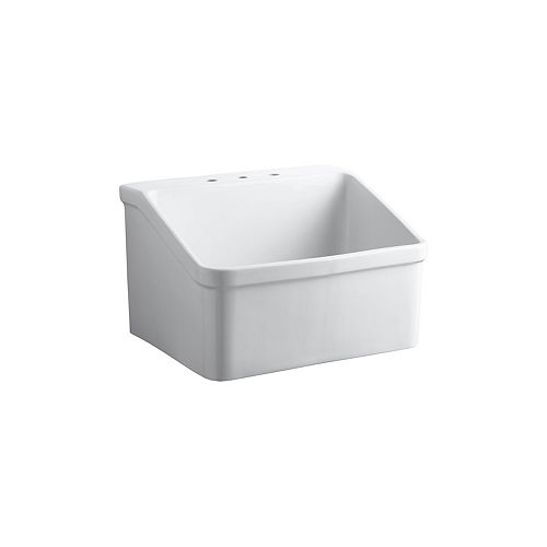 Hollister Utility Sink in White