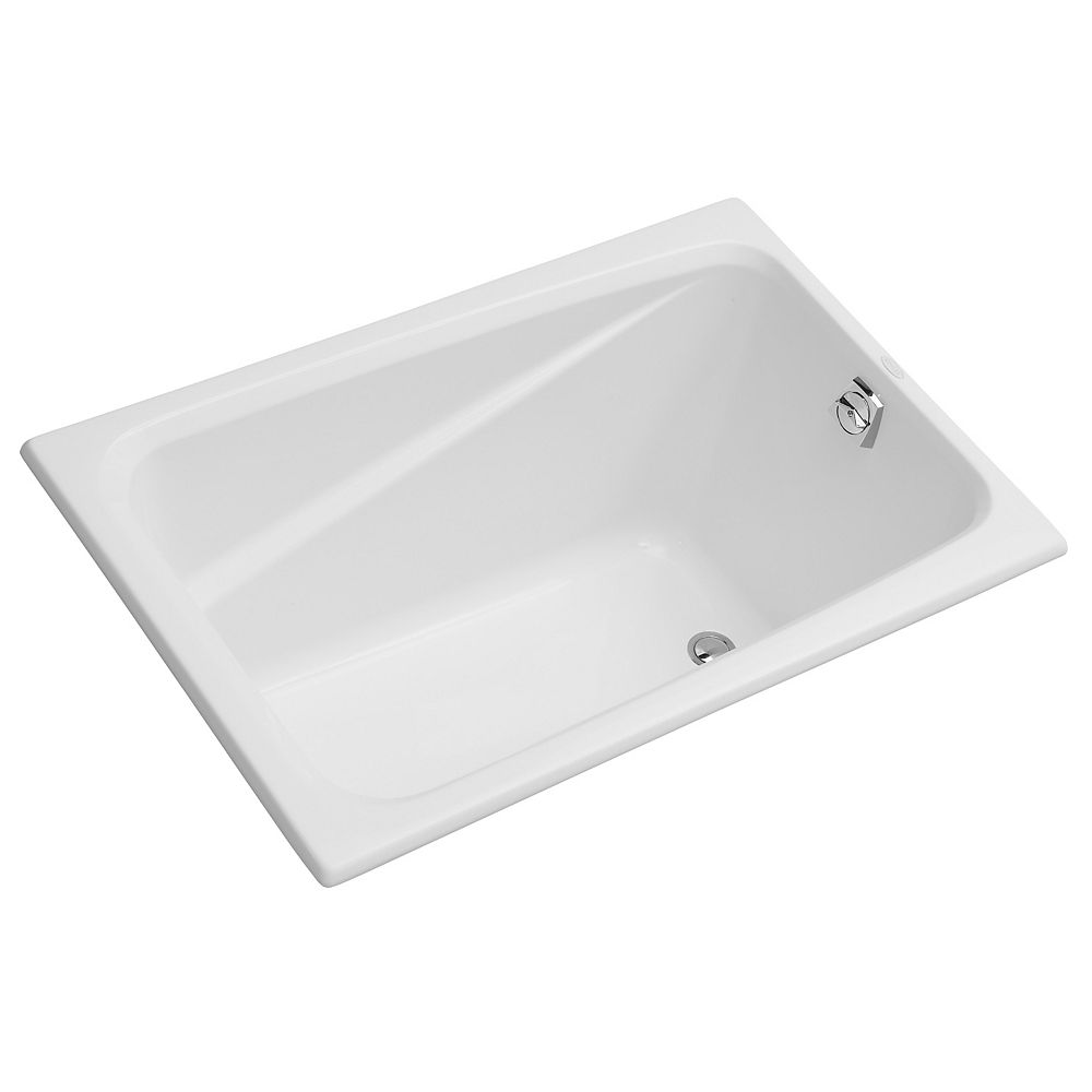 KOHLER Greek 48-inch x 32-inch Acrylic Drop-In or Undermount Bathtub with  Reversible Drain... | The Home Depot Canada