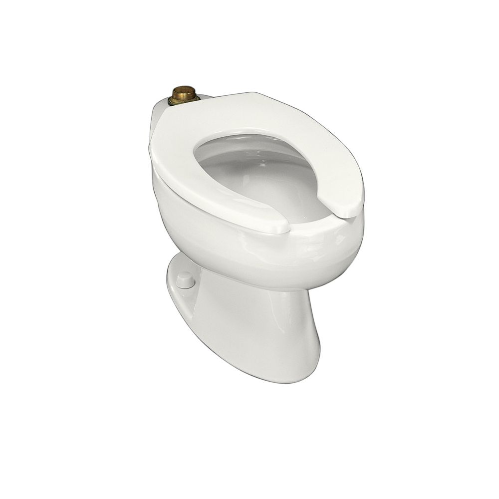 KOHLER Elongated Bowl Toilet Bowl Only in White The Home Depot Canada