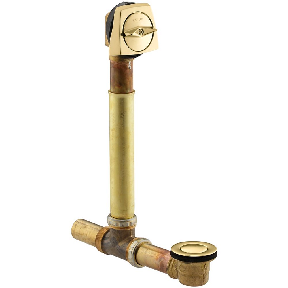 KOHLER Clearflo 11/2 Inch Adjustable PopUp Drain in Vibrant Polished