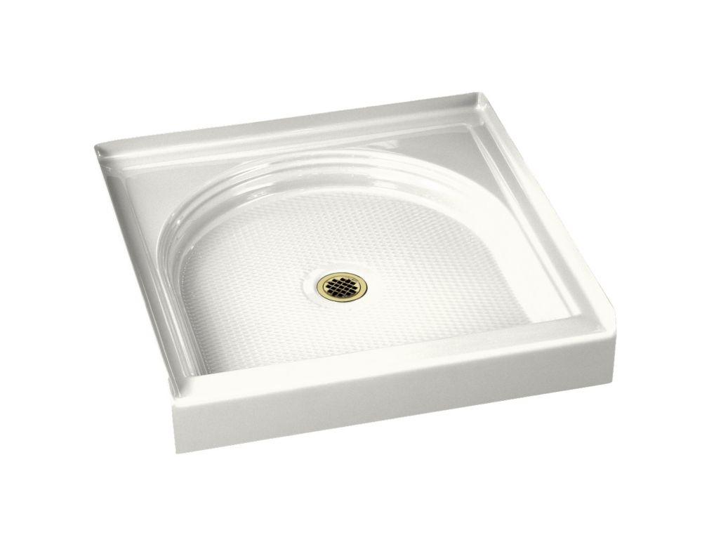 KOHLER Captiva Shower Receptor in White The Home Depot Canada
