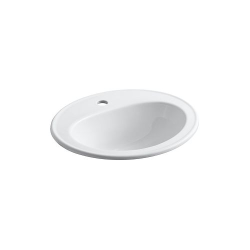 Pennington(R) drop-in bathroom sink with single faucet hole