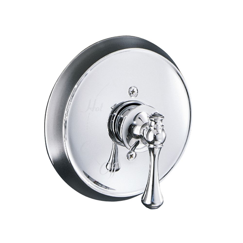 Kohler Revival Rite Temp Pressure Balancing Valve Trim Valve Not Included In Polished Chr The Home Depot Canada