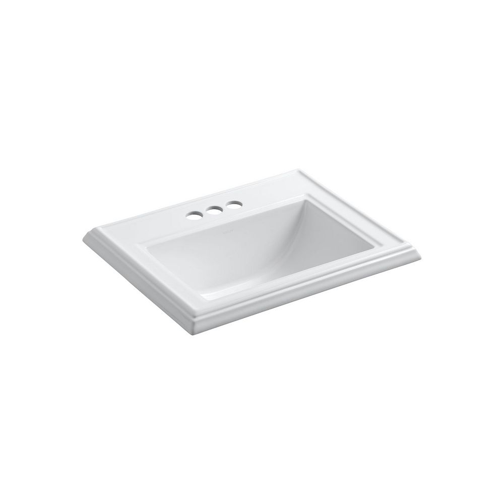 Kohler Memoirsr Classic Drop In Bathroom Sink With 4 Inch