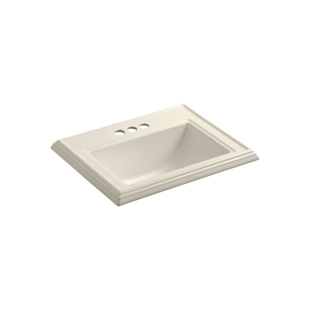 Kohler Memoirsr Classic Drop In Bathroom Sink With 4 Inch