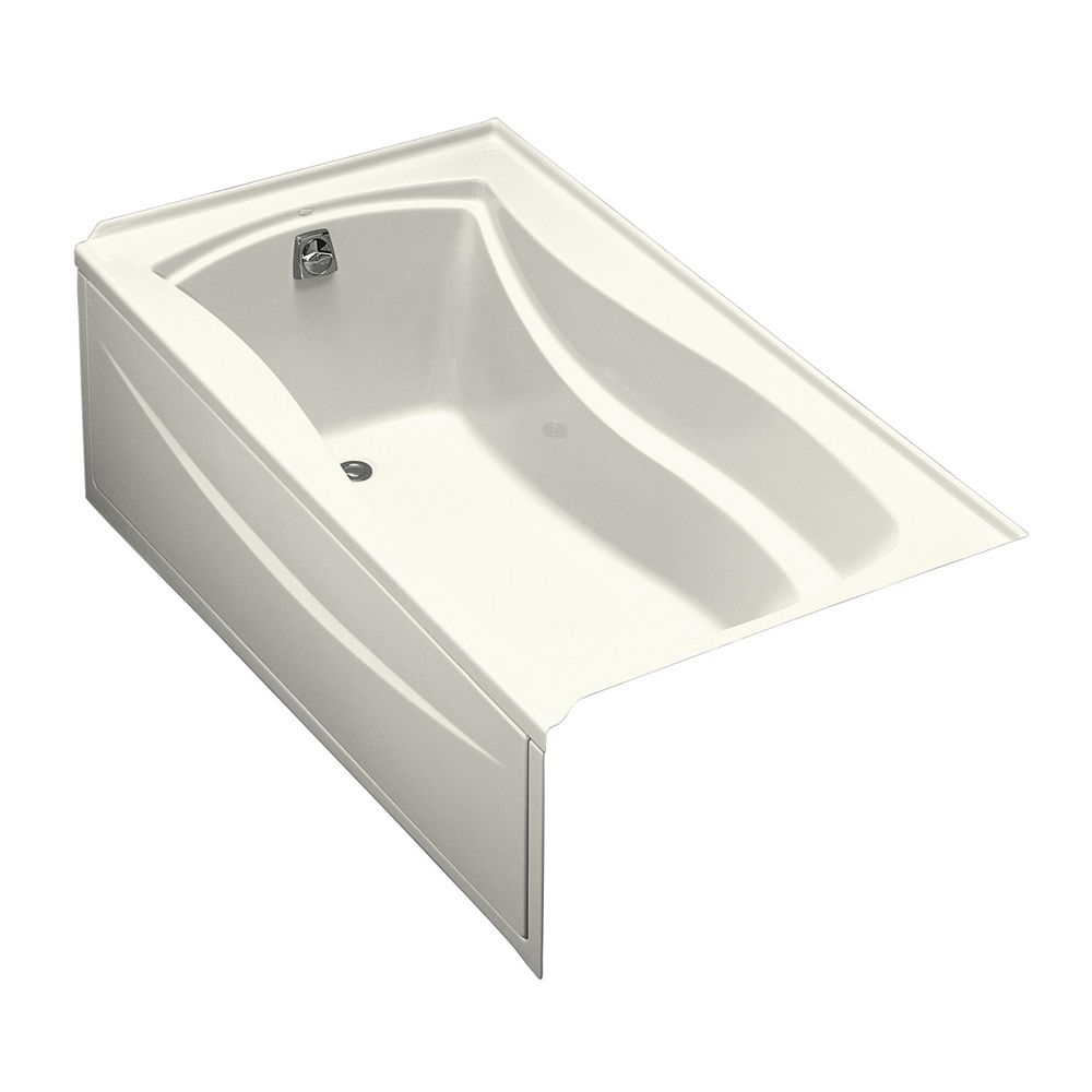 KOHLER Mariposa(R) 66" x 36" alcove bath with integral flange and left