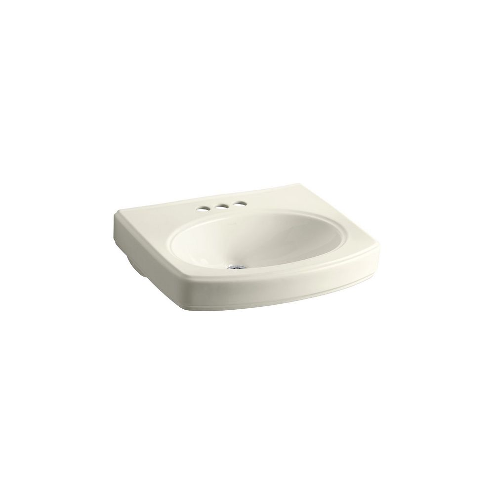 KOHLER Pinoir(R) bathroom sink basin with 4 inch centerset faucet holes The Home Depot Canada