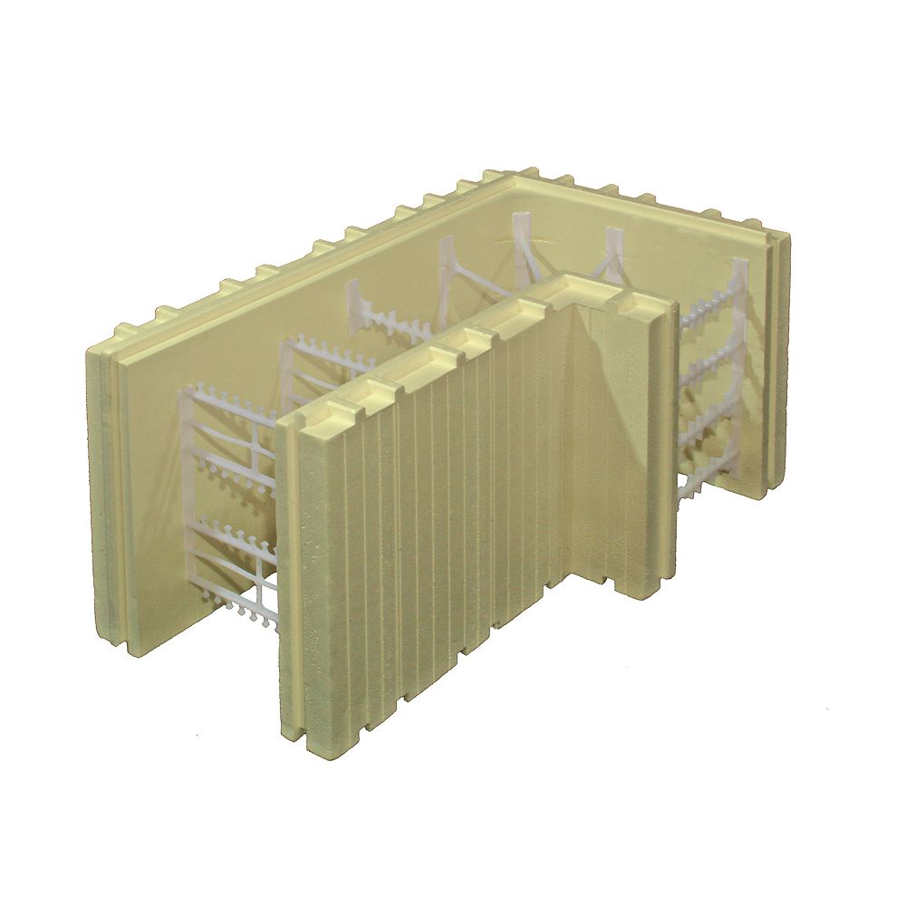 Advantage ICF System 8Inch 90 Degree Corner Block The Home Depot Canada