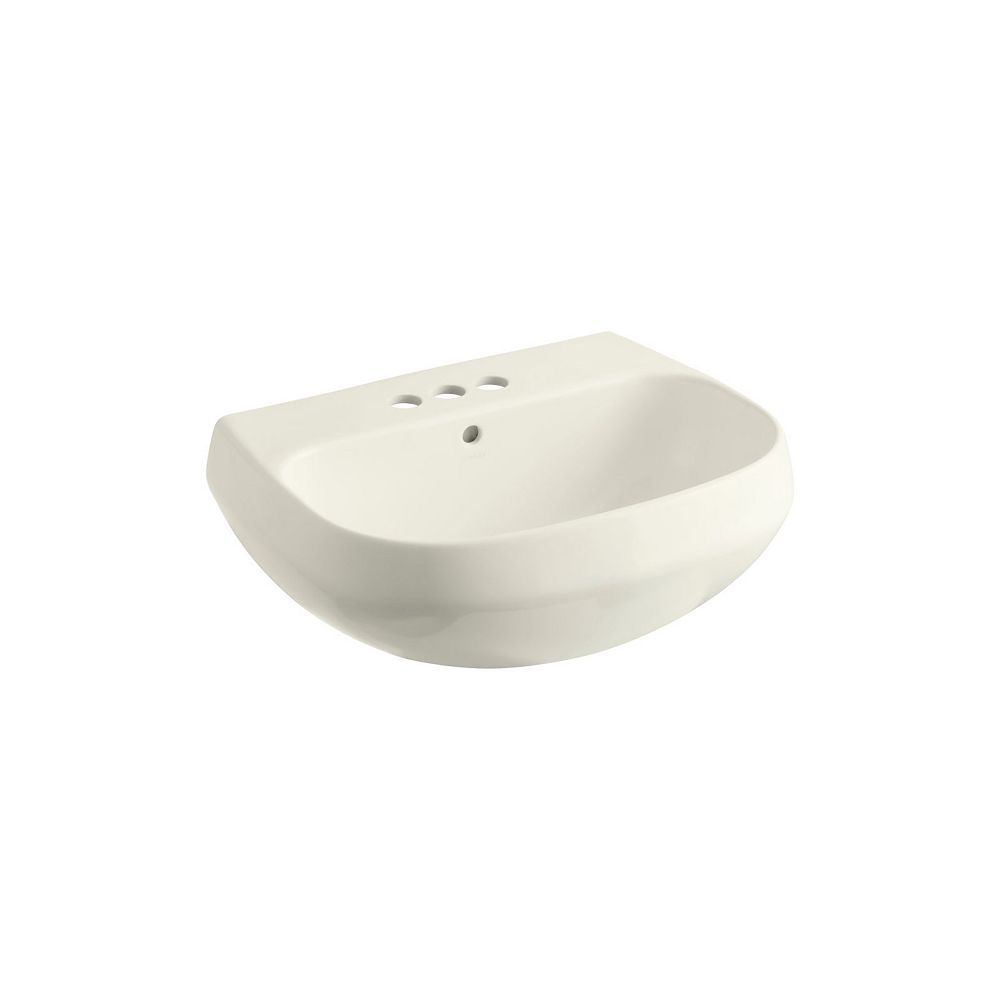 KOHLER Wellworth(R) bathroom sink basin with 4 inch centerset faucet holes The Home Depot Canada